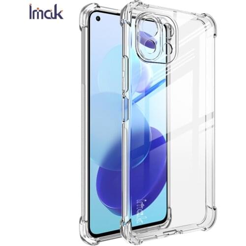 For Xiaomi Mi 11 Lite Case IMAK Shockproof Conners Airbags Soft TPU Back Cover Case for Xiaomi Mi 11 Lite 4G/5G
