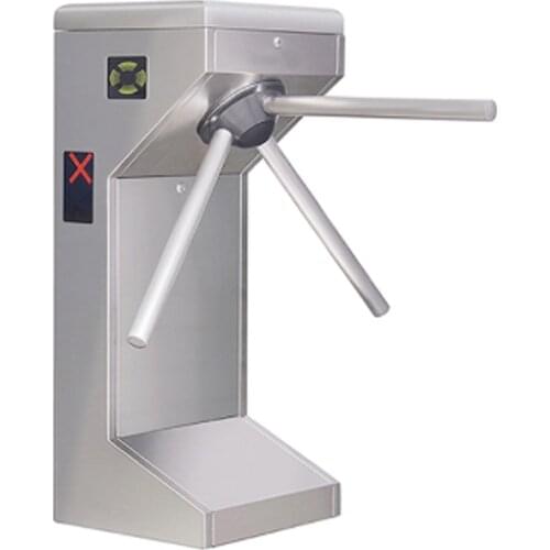 KinJoin Stainless Steel Solenoid Driven Tripod Turnstile Gate Barrier for Access Control System