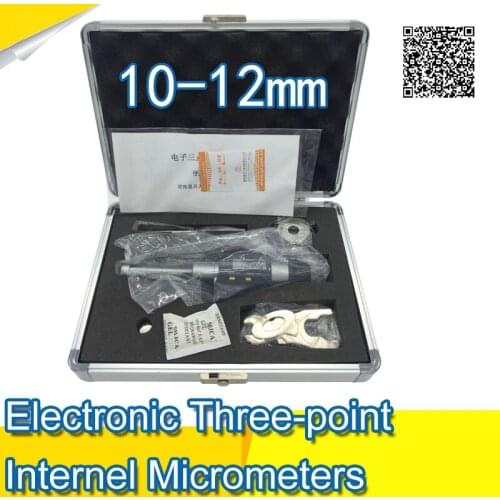 Electronic Three-point Internal Micrometers 10-12mm.0.425-0.5inch.335-03-920 digital Inside micrometer