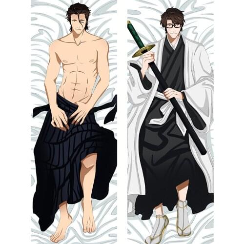 November update Japanese Anime BLEACH Kurosaki ichigo & Inoue Orihime hugging body pillowcase Dakimakura body pillow cover case