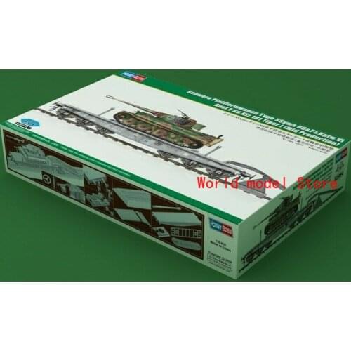 HobbyBoss 82934 1/72 Schwere Plattformwagen Type SSyms 80&Tiger I Mid Production