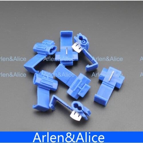 100 pcs Wire terminals quick wiring connector cable clamp AWG 18-14