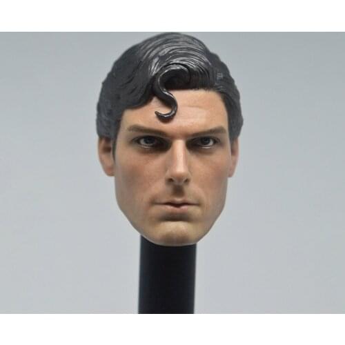 1/6 Scale Classic 1978 Christopher Reeves Head Sculpt Head Carving Headplay for 12" Action Figure