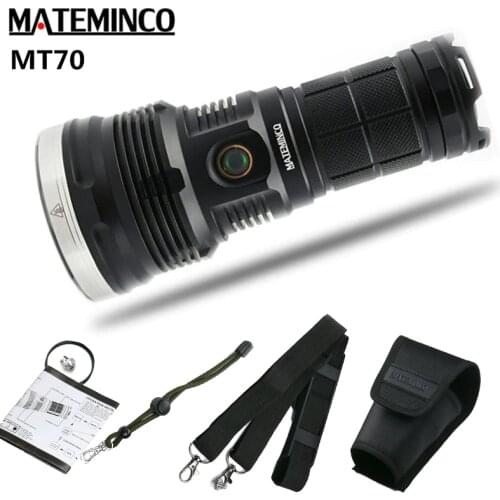 Mateminco MT70 Flashlight CREE XHP70.2 LED 6000 Lumens 1039 meters long throw lighting Outdoor Hunting Camping Searching torch