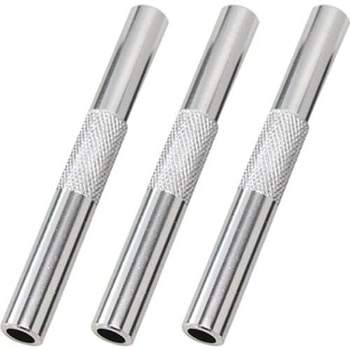 3PCS/lot 70mm Metal Snuff Snorter Hose Tube Sniffer Aluminum Pen Style Snuff Snorter Dispenser Smoke Pipe Accessories