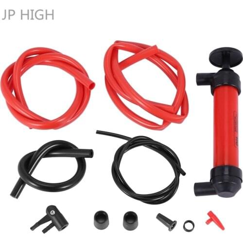 Multi-Purpose Siphon Transfer Pump Kit, with Dipstick Tube | Fluid Fuel Extractor Suction Tool for Oil, Gasoline, Water, Liquids