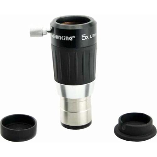 Visionking High Power 5x 4-Element Barlow Lens For 1.25'' Telescope Eyepiece Metal Body Barlow Lens/Camera T Adapter Top Quality