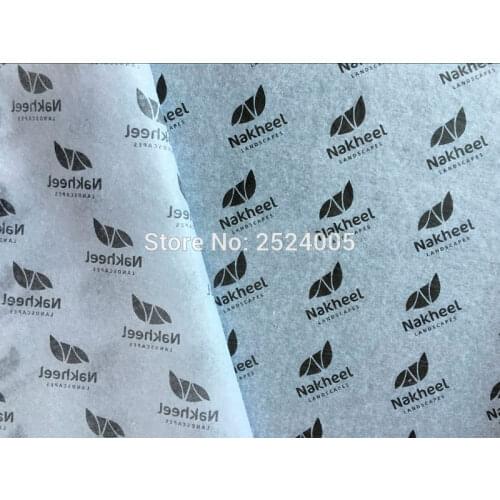 Custom Luxury brand logo name printed gift garment shoes wrapping paper glassine tissue paper wrapping/red wine packing paper