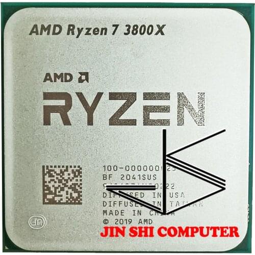 AMD Ryzen 7 3800X R7 3800X 3.9 GHz Eight-Core Sixteen-Thread CPU Processor 7NM L3=32M 100-000000025 Socket AM4