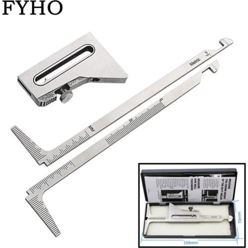 Professional Welding Gauge Measure Tools High Low Inspection Gauge Wrong Edge Ruler Measuring Welding Tools HY16