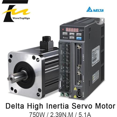 Delta Absolute Servo Motor 750W B2 Series ASD-B2-0721-B+ECMA-C10807RH+3M Wire 2.39N.M 5.1A Use For rautomated industry