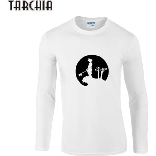 TARCHIA Autumn Mens T Shirt New Fashion Flower Pachwork Long Sleeve T Shirt Mens Clothes Trend Casual O Neck Top Tees Men