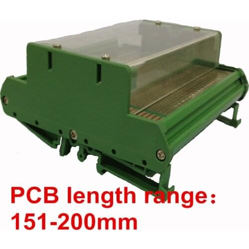 UM108 PCB length: 151-200mm pcb plastic instrument case enclosure electronics case with flat cover