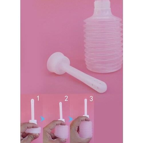 1PC 180ml/200ml Enema Rectal Syringe Vaginal Rinse Plug Anal Vaginal Shower Cleaner Sprayer Disposable Medical Anal Cleaner