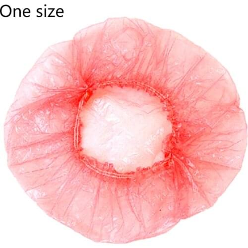 100 Pcs/Set Disposable Shower Elastic Hair for Home Salon Hotel