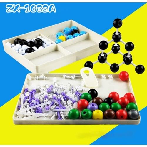 189 Pcs Chemistry Molecular Models Kit Set General Scientific Children Educational Model Set For School ZX-1032A