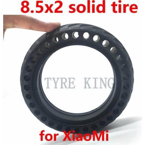8 1/2x2 Explosion-proof Solid Tire 8.5x2 Inch Hollow Tires for Xiaomi Mijia M365 Modified Non Pneumatic Tyre