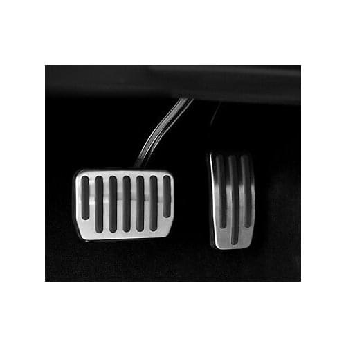 Accessories Fuel Gas Brake Footrest Pedal Cover 2pcs For Tesla Model 3 2018-2020