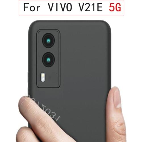 For VIVO V21E 5G Case Slim Soft Silicone Matte Cover For VIVO V21 5G 4G Funda