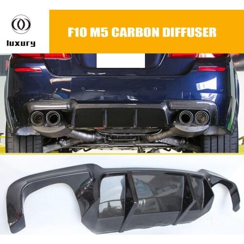 F10 M5 Carbon Fiber Rear Bumper Spoiler Diffuser for BMW F10 M5 M Bumper 2010 - 2016 ( NOT fit M-tech M-sport Bumper )