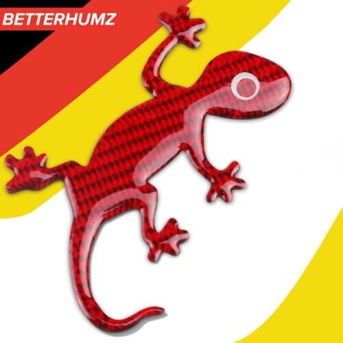 Betterhumz For Audi A3 A4 A6 A7 Q7 Q5 SQ5 Q3 TT 3D Emblem Sticker Lizard Gecko Badge Sticker Car Accessories Badge Decal Trim