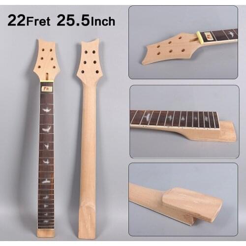 P1 Mahogany made Electric Guitar Neck 22Fret 24.75inch OR 25.5 INCH Rosewood Fretboard Unfinished #L3