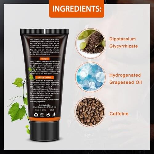 Fat Burning Cream Anti Cellulite Slimming Weight Loss Compact Abdominal Muscle NIN668