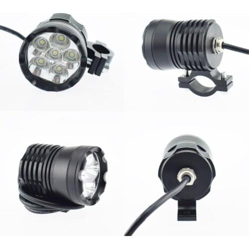 Motorcycle LED Headlight 12v 60w 6000K Moto Spotlights car auxiliary working Lamp Motorbike Spotlight Fog lights Headlamp DRL