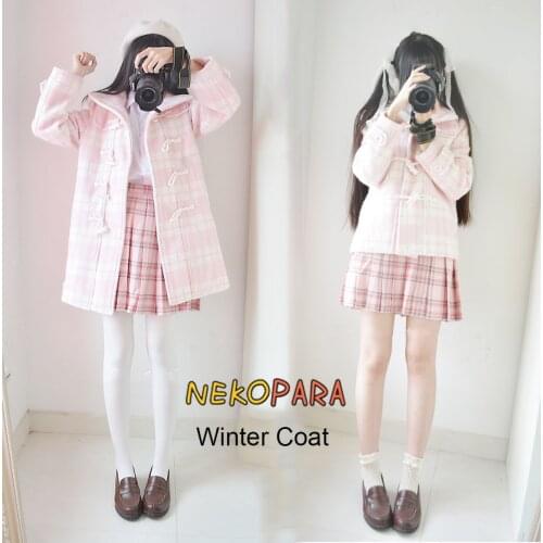 Neko Para Women's Plaid Coats