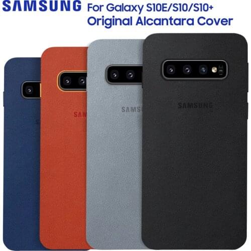 Samsung Official Suede Leather Fitted Protector Case Cover For SAMSUNG Galaxy S10 Plus S10+ S10E S10 X