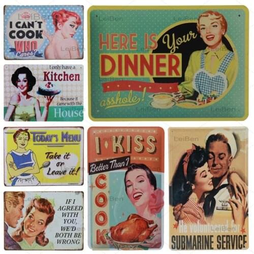 Cafe Cake Sexy Girl Metal Plaque Vintage Tin Sign Retro Metal Plate Home Decor Club Bar Restaurant Kitchen Wall Sticker 20X30Cm