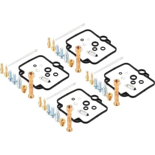4Sets Carburetor Carb Repair Kit MCK019X4 Fit for Suzuki Bandit GSF400 GSF 400 Alloy+Rubber Automobiles