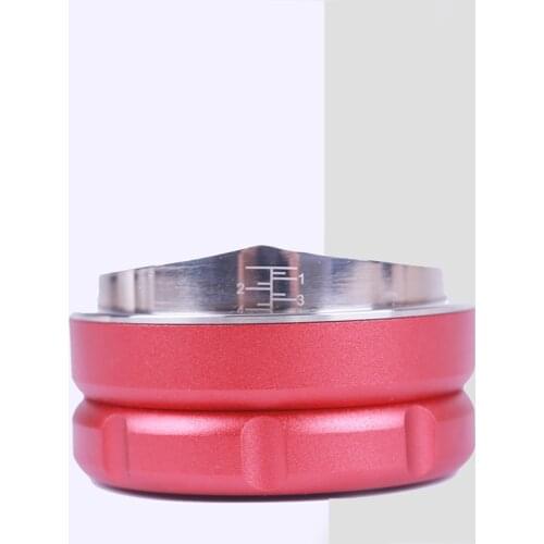 Manual Barista Powder Coffee Espresso Latte 58mm Coffee Tamper Distributor Leveler Tool single line Slopes Kitchen Accessories