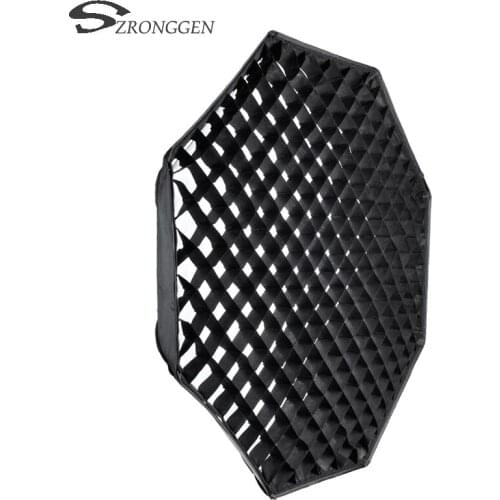 Godox Softbox BW95cm Octagon Softbox w/ Grid Honeycomb Bowens Mount Aluminum Alloy Adapter Ring For Studio Flash