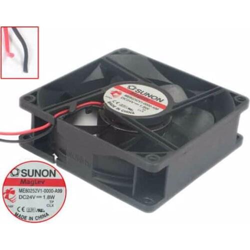 SUNON ME80252V1-0000-A99 DC 24V 1.8W 80x80x25mm Server Cooling Fan