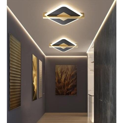 Aisle light corridor light creative simple modern hallway porch light brightly installed concealed embedded light luxury Nordic