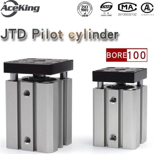 Tri-shaft thin guide rod with Baffle Cylinder Jtd-100x5x10x15x20x25x30-se2 non-rotating hard cylinder body fully oxygen hardened