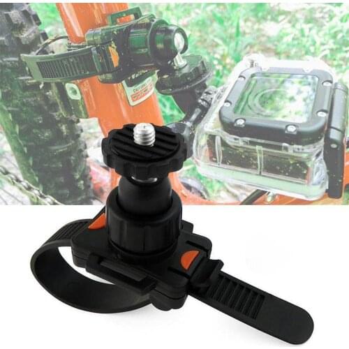 Rotatable Bicycle Quick Release Zip Tie Strap Mount Holder Clip for Gopro Hero 8/7/6/5/4/3/3+/2 Xiaomi Yi Sports Camera