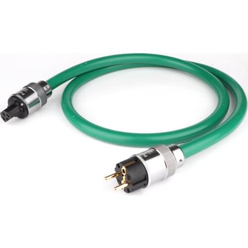 High quality 2328 copper power cable hifi audio EU/US AC power cord with gold plated power plug connector hi-end power cable