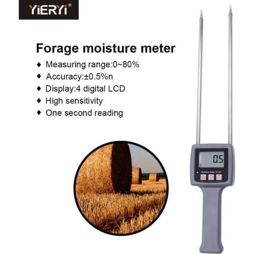 Yieryi HOT TK100 Portable Digital Multifunctional Moisture Meter For Grains,Chemical , Plastic Granule, Soap Powder, Soil