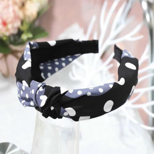 Cross Hair Bow Womens Knot Hairband Twist Headband Hoop Band Tie Accessories