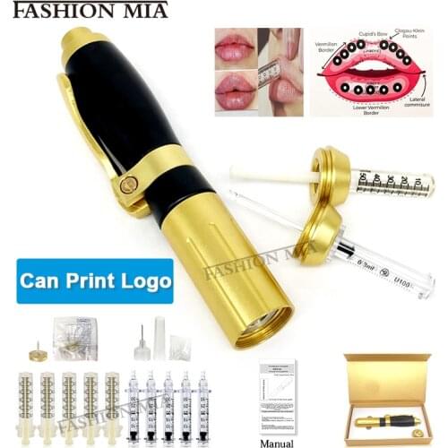 0.3ml&0.5ml 2 in 1 Mesotherapy Hyaluron Pen Adjustable lip filler Hyaluronic Acid Pen Atomizer Anti-Aging Gun Anti Wrinkle Lift