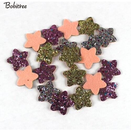 10pcs/lot Children 3D shine stars patches for clothing bags Shoes decorative girls DIY handmade accessories