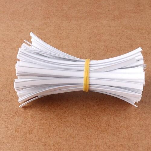 100pcs Nose Wire For DIY Daily Necessities With Galvanized Iron Core Inside Nasal Bridge Strips Cable Wire Tie