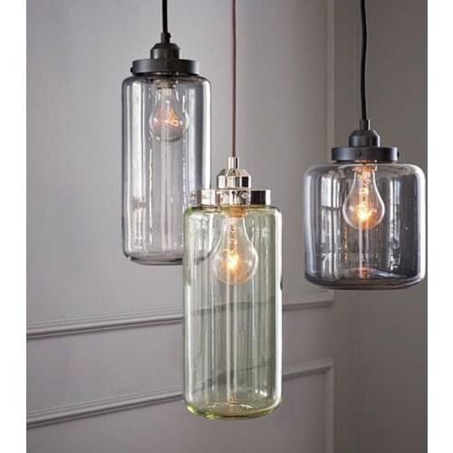 3 Lights Glass Vintage Industrial Edison Bulb Pendant Light Lamp AC90-260v lighting Fixture for livingroom bar restaurant