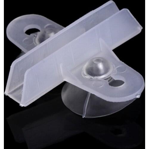 5pcs Aquarium Fish Tank Divider Suction Cup Divider Plastic Sheet Holder Set New