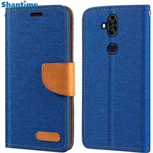 Oxford Leather Wallet Case For Asus Zenfone 5 Lite ZC600KL With Soft TPU Back Cover Magnet Flip Case For Asus ZC600KL