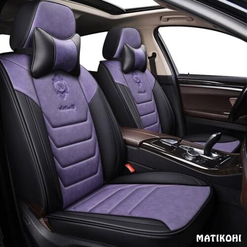 MATIKOHI leather car seat cover For audi a3 8p 8l sportback q7 2007 q5 a4 b7 avant a6 c5 avant a5 a1 q2 q3 car seats accessori
