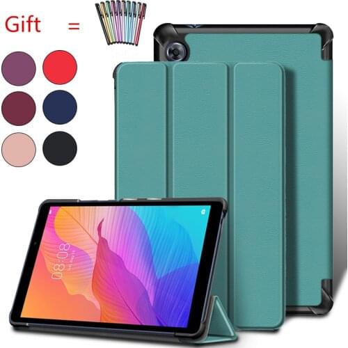 For Huawei MatePad T8 case 8.0 Leather Ultra Slim cover MatePad T8 Case Kobe2-L03 KOB2-L09 tablet Magnet shell Stand Shell+Pen