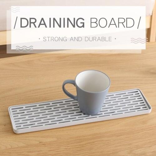 2020Household Cup Storage Trays Kitchen Organizer Double Layer Dish Tray Drainer Multifunctional Drying Rack for Fruit Vegetable